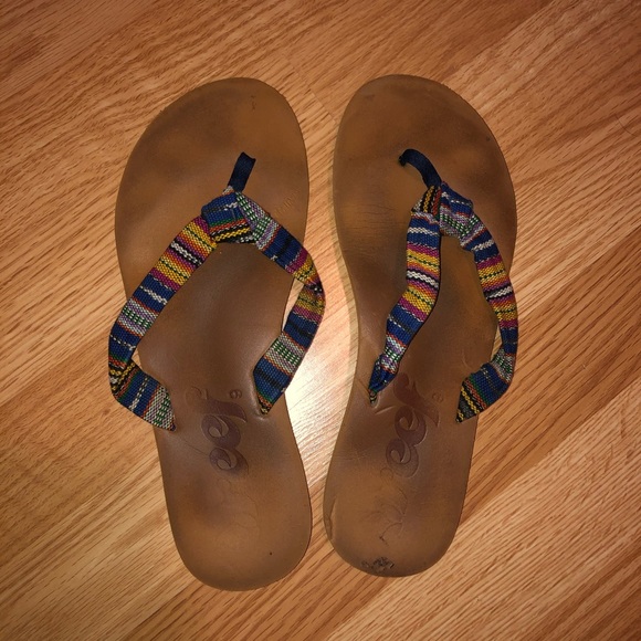 navy reef flip flops